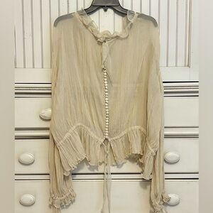 Kate Moss Sexy, sheer, elegant, and all around gorgeous blouse!